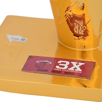 Dwyane Wade Miami Heat Autographed 3x NBA Finals Champions Replica Larry O'Brien Trophy with Sublimated Plate