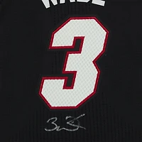 Dwyane Wade Miami Heat Autographed Black Mitchell & Ness Authentic Jersey