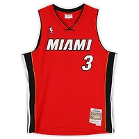 Dwyane Wade Miami Heat Autographed Red Mitchell & Ness 2005-06 Swingman Jersey with "Flash" Inscription