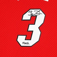 Dwyane Wade Miami Heat Autographed Red Mitchell & Ness 2005-06 Swingman Jersey with "Flash" Inscription 