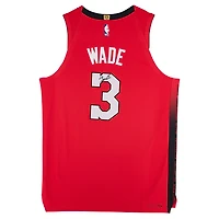 Dwyane Wade Miami Heat Autographed Red Nike 2024-25 City Edition Authentic Jersey  