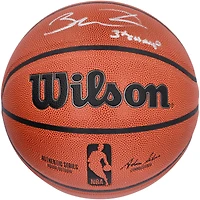 Dwyane Wade Miami Heat Autographed Wilson Authentic Series Indoor/Outdoor Basketball with ''3X NBA CHAMP'' Inscription