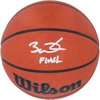 Ballon de basket-ball d'intérieur/extérieur Wilson Authentic Series autographié par Dwyane Wade Miami Heat avec inscription « Flash »