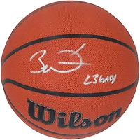 Ballon de basket-ball d'intérieur/extérieur Wilson Authentic Series autographié par Dwyane Wade Miami Heat avec inscription « L3GACY »
