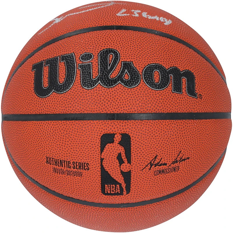 Dwyane Wade Miami Heat Autographed Wilson Authentic Series Indoor/Outdoor Basketball with "L3GACY" Inscription 