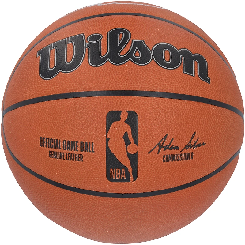 Ballon de basket officiel Wilson autographié par Dwyane Wade Miami Heat
