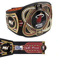 Ceinture WWE Legacy dédicacée par Dwyane Wade Miami Heat avec inscription « 3X Champs » - Édition limitée n° 10/10