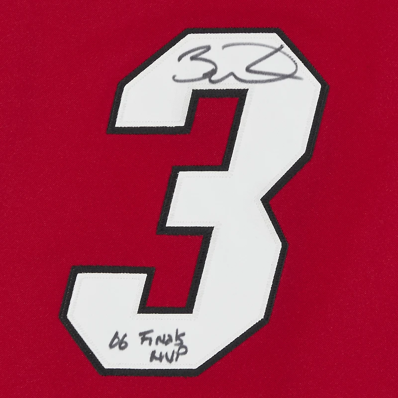 Dwyane Wade Red Miami Heat Autographed Authentic Jersey with "06 Finals MVP" Inscription
