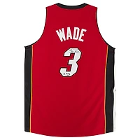 Maillot authentique dédicacé par Dwyane Wade des Miami Heat avec inscription « 06 Finals MVP »