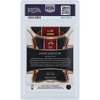 Jaime Jaquez Jr. Miami Heat 2023-24 Panini Select Gold Prizm #302 #/10 PSA Authenticated 10 Rookie Card