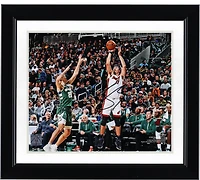 Jaime Jaquez Jr. Miami Heat Autographed 8" x 10" Shooting in White Photograph