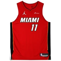 Maillot authentique dédicacé par Jaime Jaquez Jr. Miami Heat avec Jordan Brand Red Statement