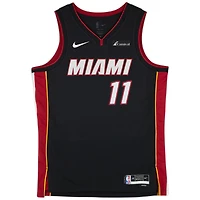Maillot Nike Black Icon Swingman autographié par Jaime Jaquez Jr. Miami Heat avec inscription « Juan Wick »