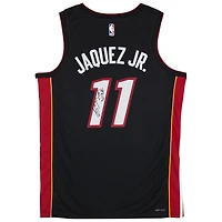 Jaime Jaquez Jr. Miami Heat Autographed Nike Black Icon Swingman Jersey with "Juan Wick" Inscription