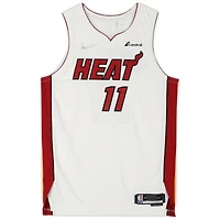 Maillot authentique Nike blanc autographié par Jaime Jaquez Jr. Miami Heat