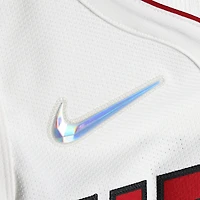 Jaime Jaquez Jr. Miami Heat Autographed Nike White Association Authentic Jersey