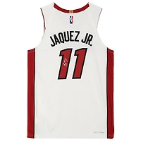 Jaime Jaquez Jr. Miami Heat Autographed Nike White Association Authentic Jersey