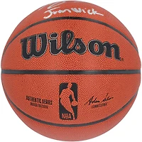 Ballon de basket-ball d'intérieur/extérieur Wilson Authentic Series autographié par Jaime Jaquez Jr. Miami Heat avec inscription « Juan Wick »