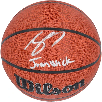 Jaime Jaquez Jr. Miami Heat Autographed Wilson Authentic Series Indoor/Outdoor Basketball with "Juan Wick" Inscription