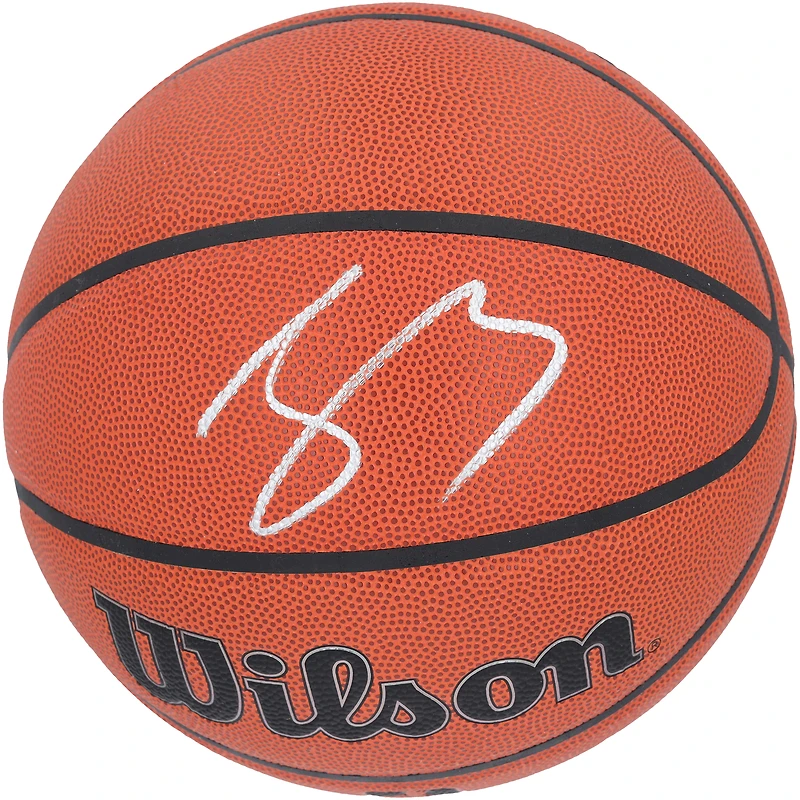 Ballon de basket-ball d'intérieur/extérieur Wilson Authentic Series autographié par Jaime Jaquez Jr. Miami Heat