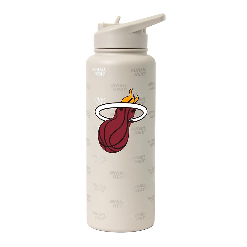 Bouteille isotherme Logo Brands Miami Heat Sand Ghost de 1 litre