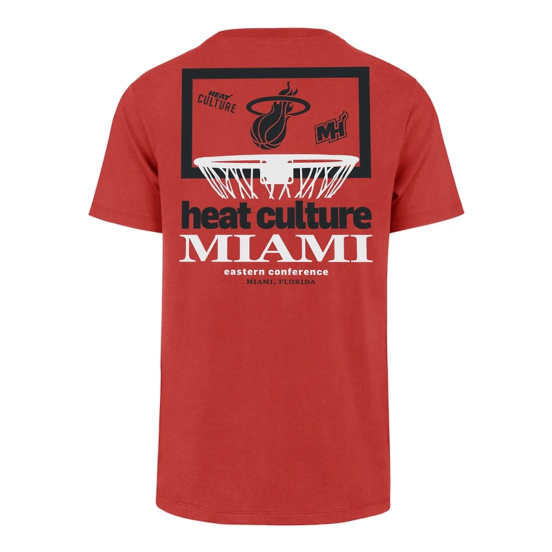 T-shirt rouge pour homme '47 Miami Heat City Edition Backboard