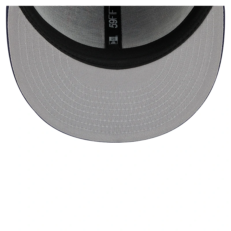 Casquette ajustée 59FIFTY Miami Heat Americana Fireworks de New Era pour homme, bleu marine