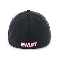 Men's '47 Black Miami Heat  Classic Franchise Fitted Hat