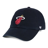 Men's '47 Miami Heat Core Logo Clean Up Adjustable Hat