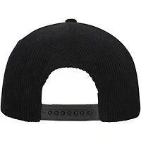 Men's '47  Black Miami Heat Double Header Sidepatch Cord Hitch Adjustable Hat