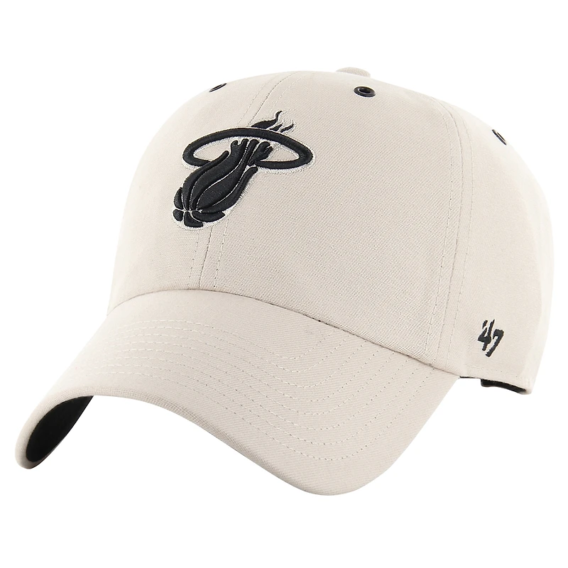 Casquette réglable '47 Miami Heat Lunar Clean Up crème pour hommes