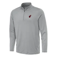 Haut à fermeture éclair quart de tour Reprocess gris Antigua pour homme, Miami Heat