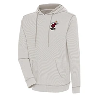 Sweat à capuche tri-blend Axe Bunker pour homme, motif Miami Heat, Antigua Oatmeal