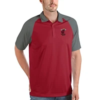 Polo raglan Nova rouge Antigua pour homme des Miami Heat