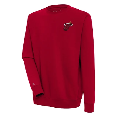 Sweat-shirt rouge Antigua Miami Heat Victory pour homme