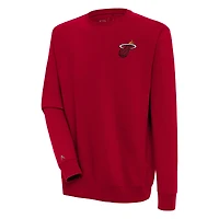 Sweat-shirt rouge Antigua Miami Heat Victory pour homme