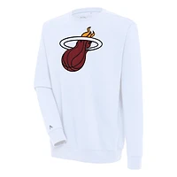 Sweat-shirt blanc Antigua Miami Heat Victory pour homme