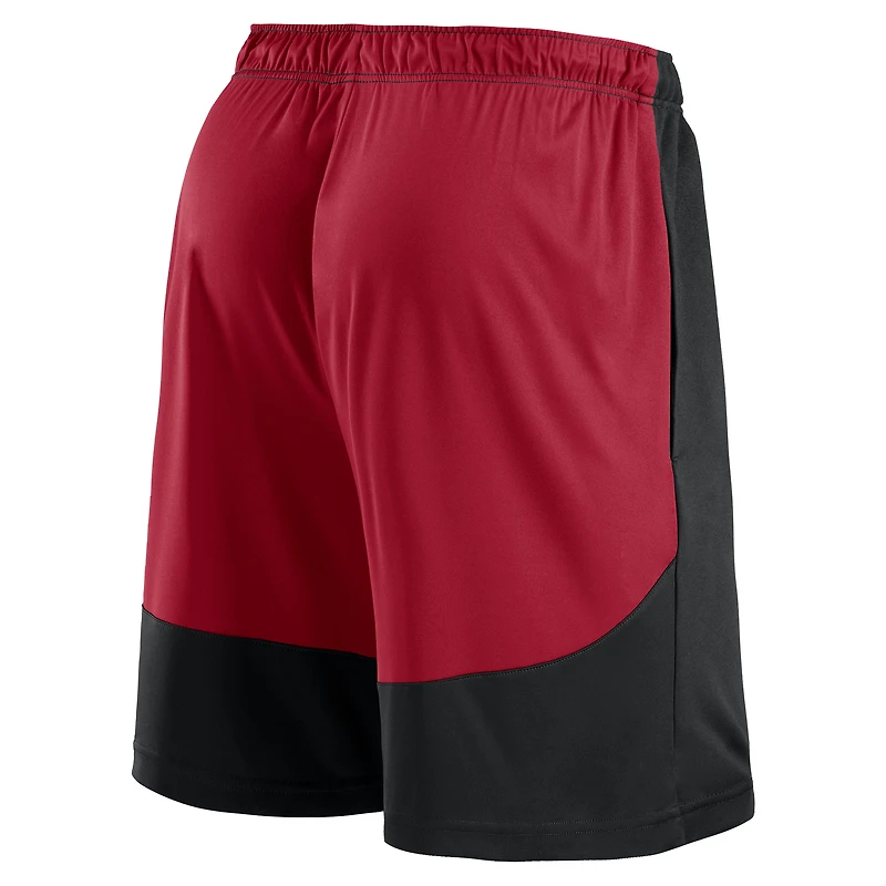 Men's Black/Red Miami Heat Launch Performance Shorts
