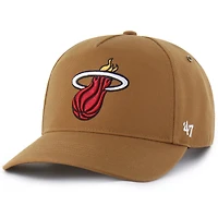 Casquette ajustable Carhartt x '47 Miami Heat marron pour homme