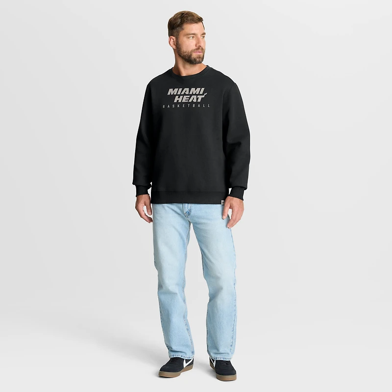 Sweat-shirt premium Fanatics Black Miami Heat Crossover Collection Defensive Rotation Drill pour homme