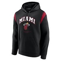 Men's Fanatics Black Miami Heat Scorer Pullover Hoodie