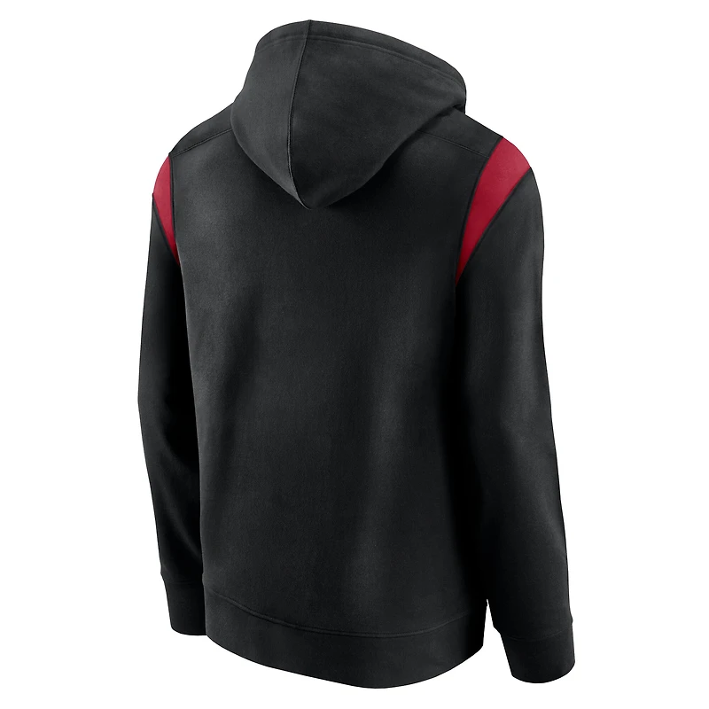Men's Fanatics Black Miami Heat Scorer Pullover Hoodie