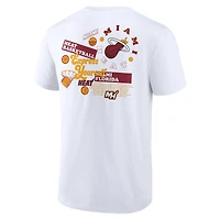 Men's Fanatics White Miami Heat Street Collective T-Shirt