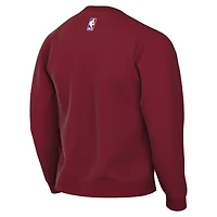 Sweat-shirt Jordan Brand rouge Miami Heat Statement Edition pour homme