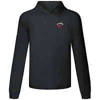 Men's Levelwear Black Miami Heat Dimension R Pullover Hoodie