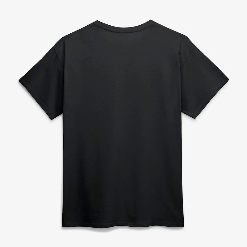 Men's Logo Athletic Black Miami Heat Wordmark T-Shirt