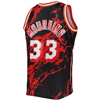 Maillot Swingman en marbre Mitchell & Ness Alonzo Mourning pour hommes, noir, Miami Heat 1996/97