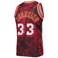 Maillot Swingman du Nouvel An lunaire Mitchell & Ness Alonzo Mourning pour hommes, rouge Miami Heat Hardwood Classics 1996/97