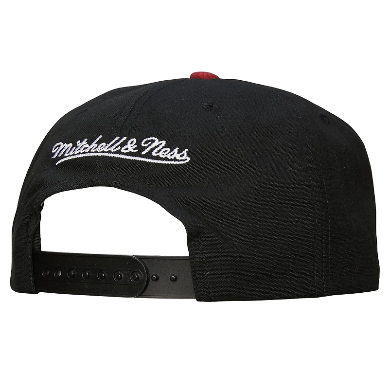 Casquette snapback noire Mitchell & Ness Miami Heat Ascend Deadstock pour homme