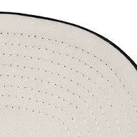 Men's Mitchell & Ness Black Miami Heat Monogram Allover Logo Mesh Trucker Adjustable Hat